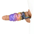 4.96in Sathos Euvoros Tentacle Silicone Soft Dildo Sleeve Cock Extender