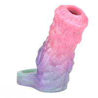 4.96in Silicone Soft Cock Fantasy Hollow Dildo Sleeve For Cock Extension