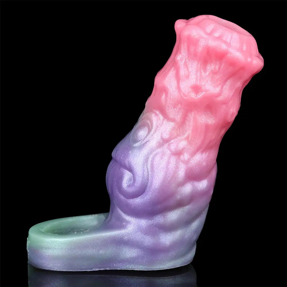 4.96in Silicone Soft Cock Fantasy Hollow Dildo Sleeve For Cock Extension