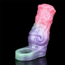 4.96in Silicone Soft Cock Fantasy Hollow Dildo Sleeve For Cock Extension