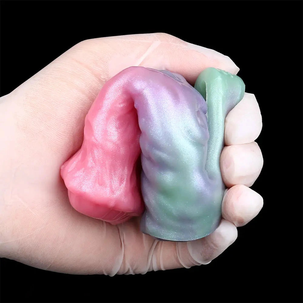 4.96in Silicone Soft Cock Fantasy Hollow Dildo Sleeve For Cock Extension