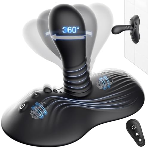 Riding Style 9 Rotation Dildos Prostate Massager