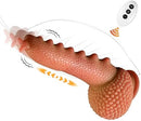9.06in Thrusting Monster Snail Dildo Vibrator with 3 Thrusting & 9 Vibrating Modes
