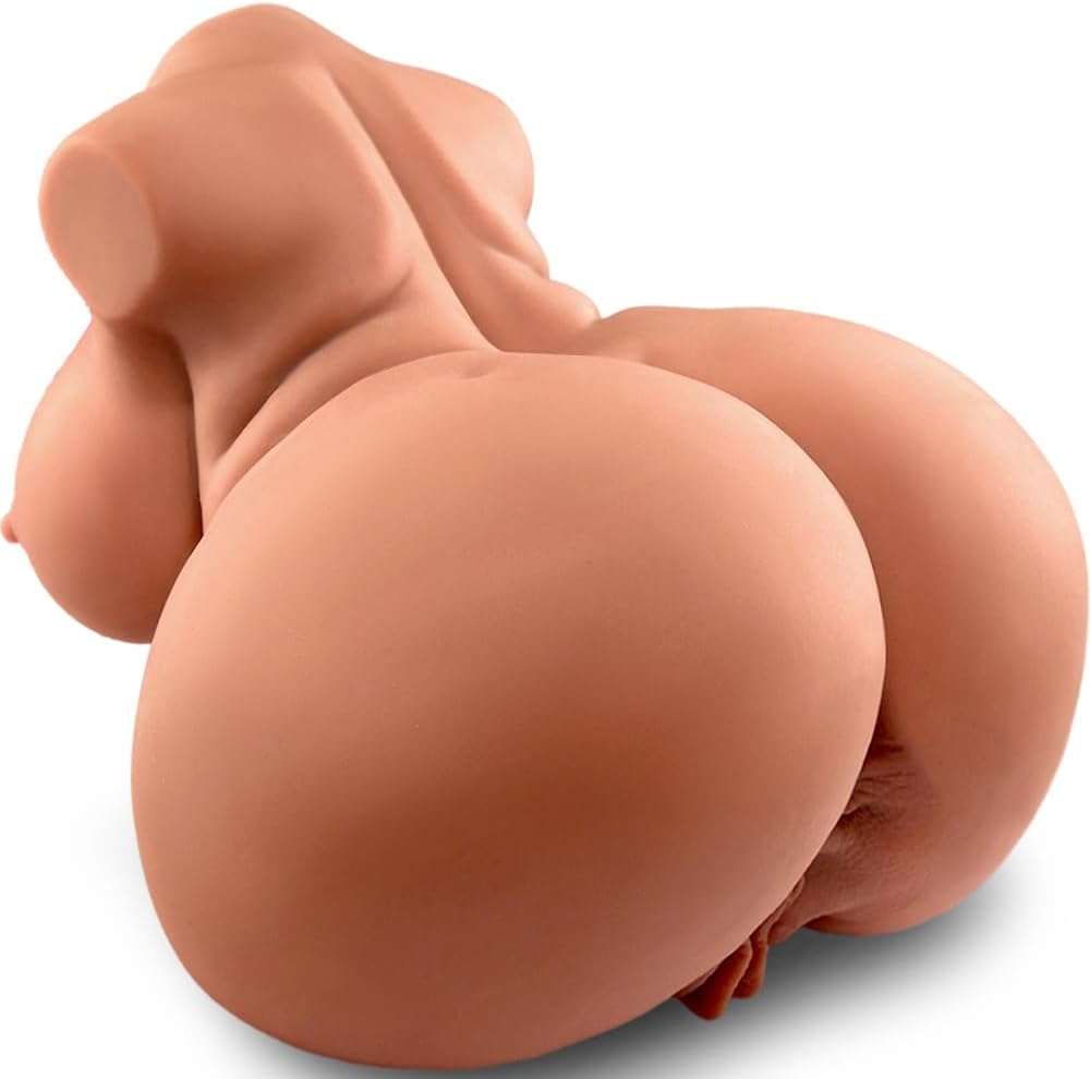8.6LB BBW Fat Brown Sex Doll with Pussy Ass Male Stroker