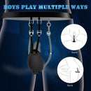 Mini Saddle G Spot Prostate Vibrator With Suction Cup & Panty