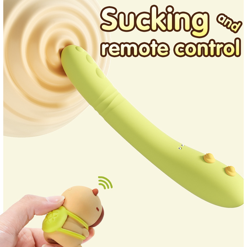 Spring Pipi Separable Vibrating Rod Insertable Telescopic Suction Vibrator