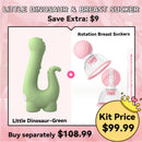 Little Dinosaur Sucking Heating Vibrator