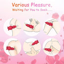 Rose Sucking and Tongue Vibrator 2 in 1 Rose Toy