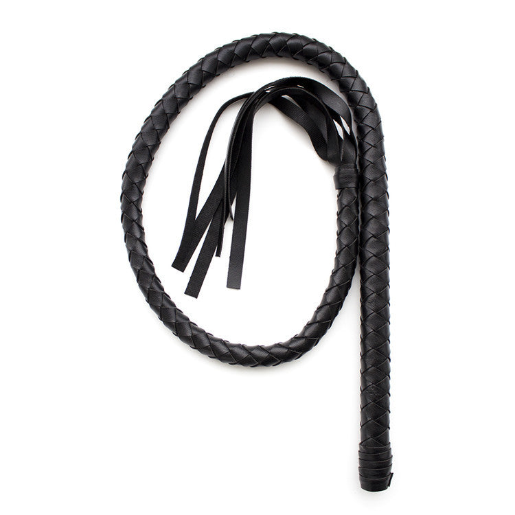 BDSM PU Leather Bondage Sex Whip For Couple