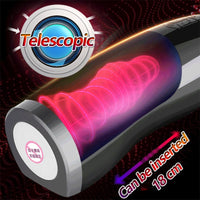 Heating Piston Airplane Cup Electric Telescopic Full-automatic Masturbator Cup