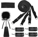 Sex Bondage BDSM Restraints Set with Blindfold and Tickler For Bedroom sex