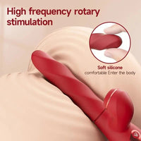 Auto Drilling Rotation G Spot Clitoris Suction Vibrator