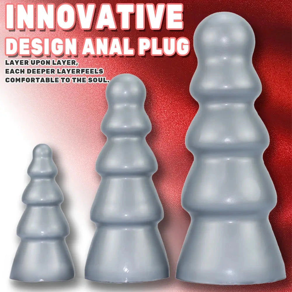 5.03in 7.67in 9.85in Odd Fantasy Butt Plug Dildo Suction Cup G-Spot Soft Cock