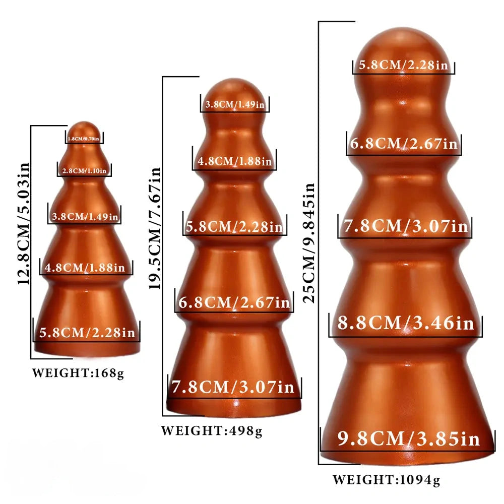 5.03in 7.67in 9.85in Odd Fantasy Butt Plug Dildo Suction Cup G-Spot Soft Cock