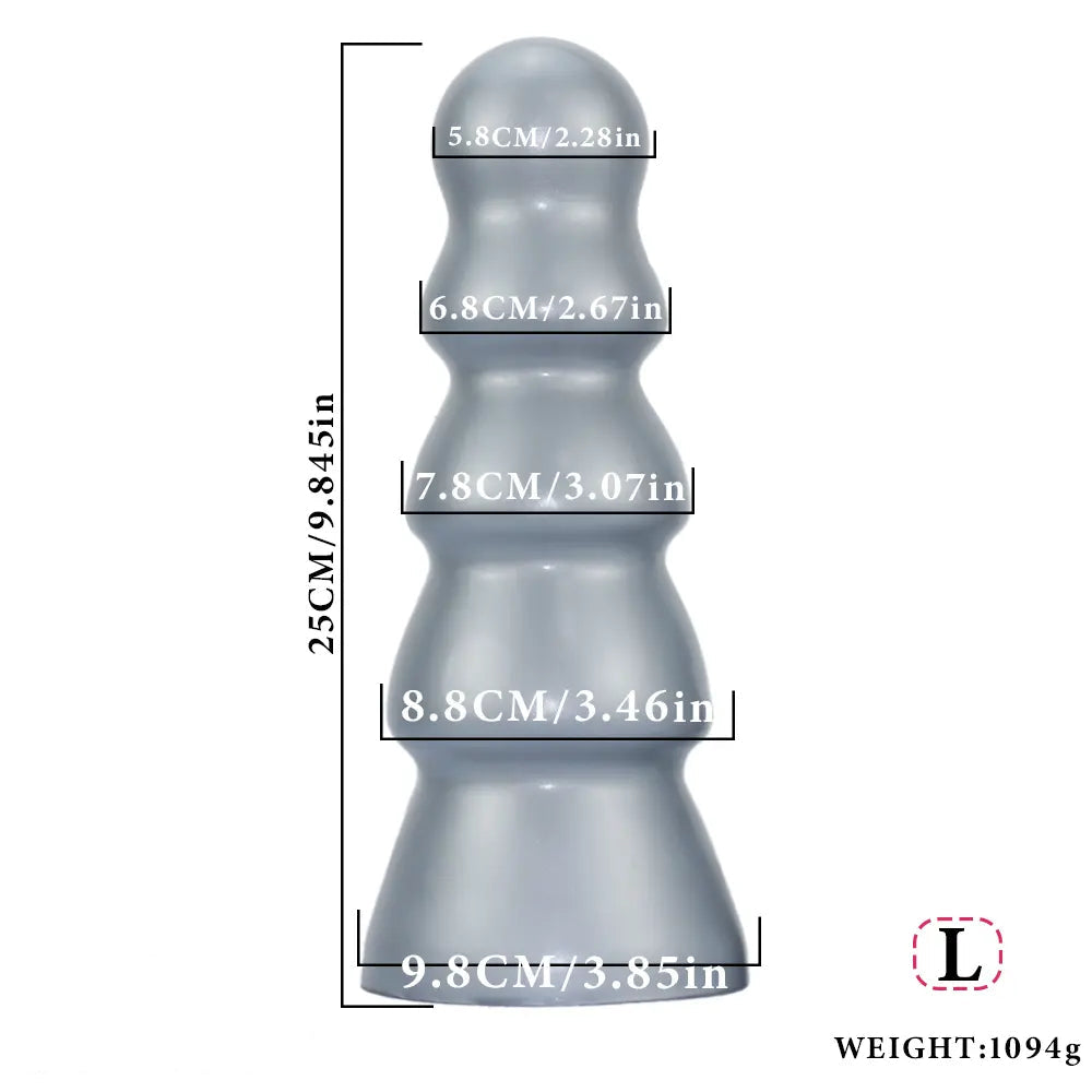 5.03in 7.67in 9.85in Odd Fantasy Butt Plug Dildo Suction Cup G-Spot Soft Cock