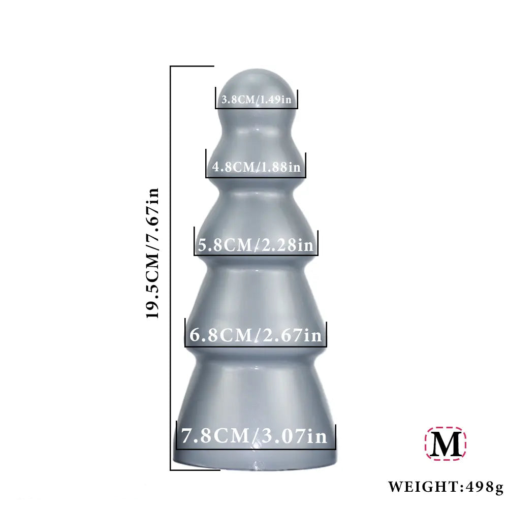 5.03in 7.67in 9.85in Odd Fantasy Butt Plug Dildo Suction Cup G-Spot Soft Cock