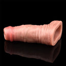 5.03in Strap on Penis Extender Cock Sleeve Liquid Silicone G-Spot Dildo