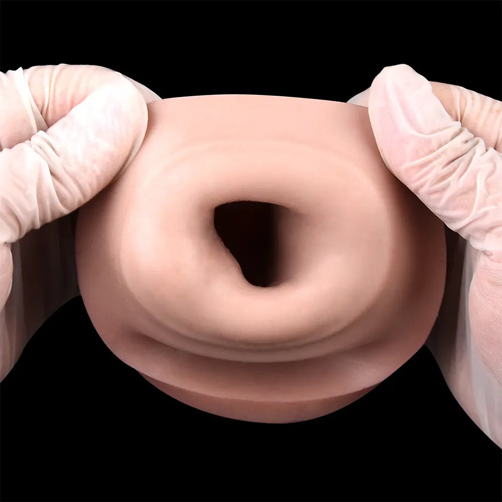 5.03in Strap on Penis Extender Cock Sleeve Liquid Silicone G-Spot Dildo