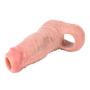 5.03in Strap on Penis Extender Cock Sleeve Liquid Silicone G-Spot Dildo