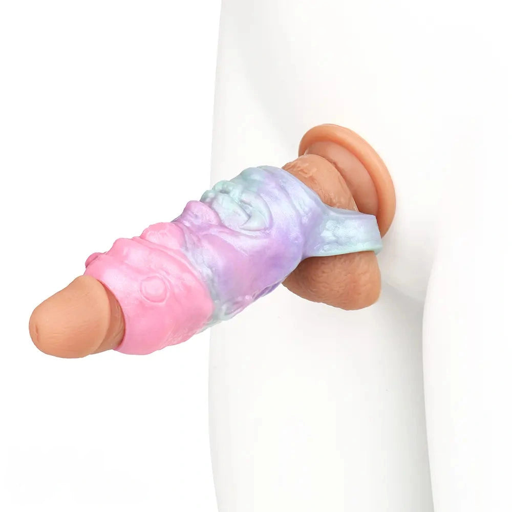 5.03in Velvet Pulse SHAZ-3019 Fantasy Hollow Dildo Sleeve For Extension