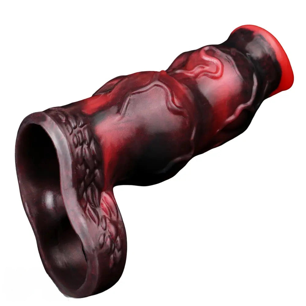 5.04in 5.91in 6.69in Knot Fantasy Odd Soft Dildo Sleeve Cock Extender