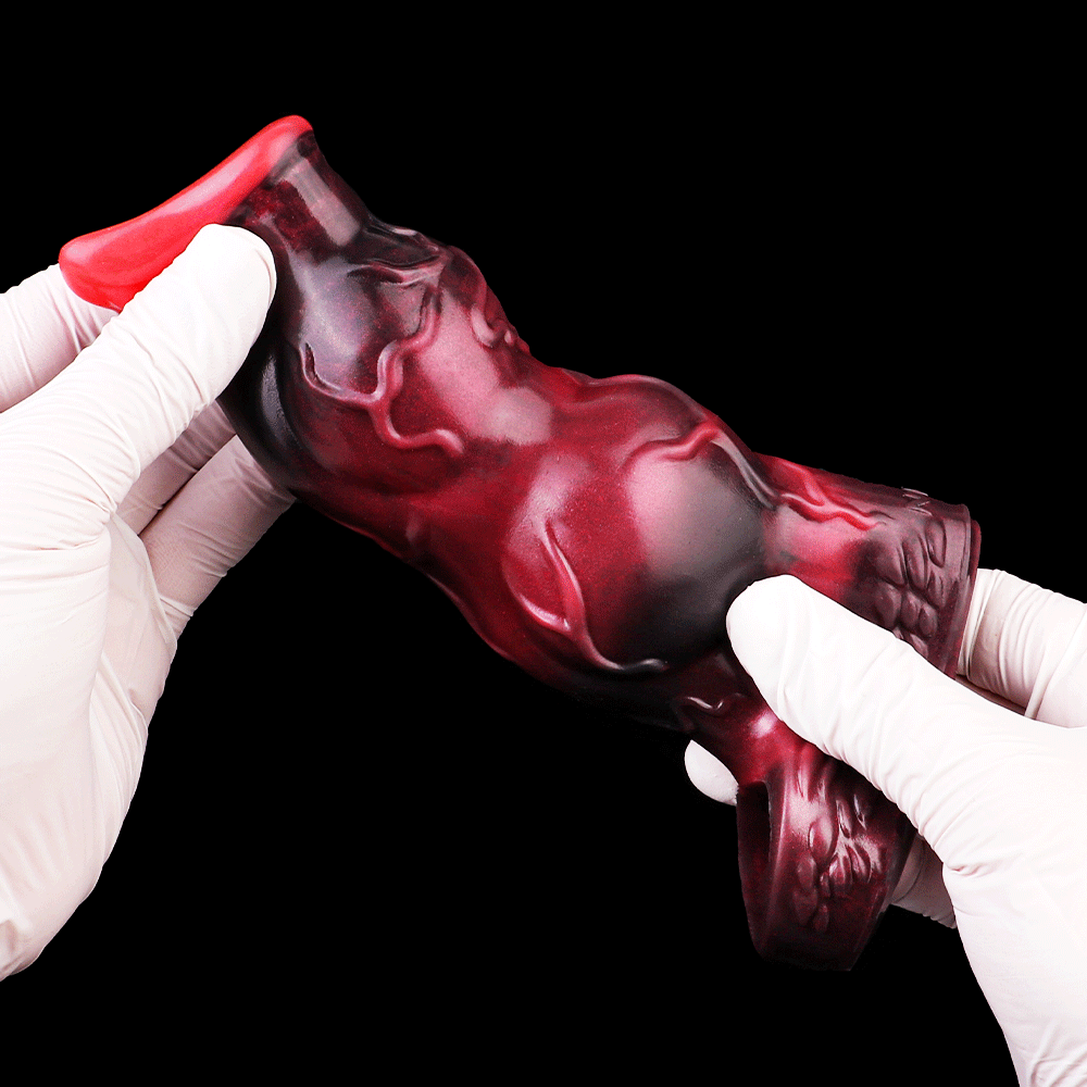 5.04in 5.91in 6.69in Knot Fantasy Odd Soft Dildo Sleeve Cock Extender