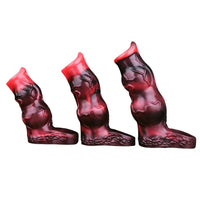 5.04in 5.91in 6.69in Knot Fantasy Odd Soft Dildo Sleeve Cock Extender