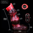 5.04in 5.91in 6.69in Knot Fantasy Odd Soft Dildo Sleeve Cock Extender