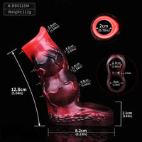 5.04in 5.91in 6.69in Knot Fantasy Odd Soft Dildo Sleeve Cock Extender