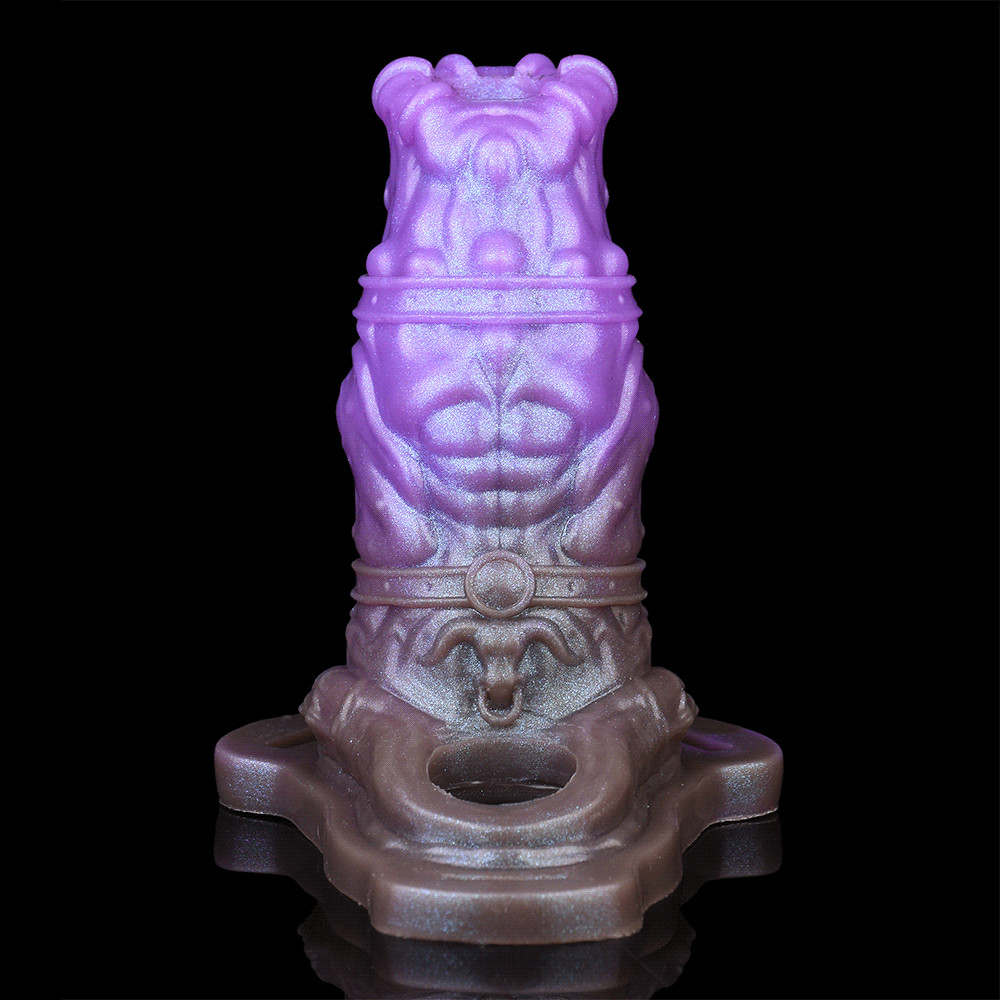 5.07in Dragon Beast Creature Fantasy Hollow Silicone Penis Dildo Sleeve