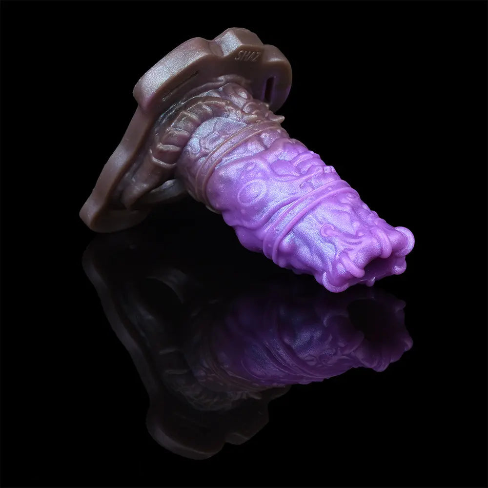 5.07in Dragon Beast Creature Fantasy Hollow Silicone Penis Dildo Sleeve