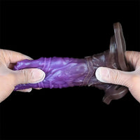 5.07in Dragon Beast Creature Fantasy Hollow Silicone Penis Dildo Sleeve