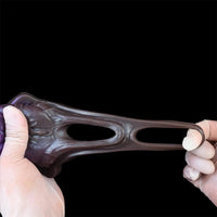 5.07in Dragon Beast Creature Fantasy Hollow Silicone Penis Dildo Sleeve
