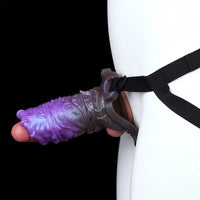 5.07in Dragon Beast Creature Fantasy Hollow Silicone Penis Dildo Sleeve