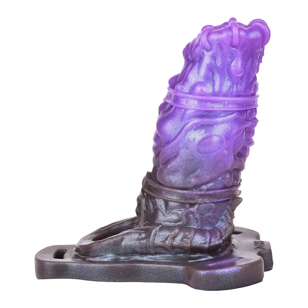 5.07in Dragon Beast Creature Fantasy Hollow Silicone Penis Dildo Sleeve