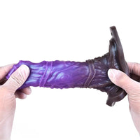 5.07in Dragon Beast Creature Fantasy Hollow Silicone Penis Dildo Sleeve