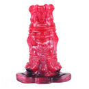 5.07in Hollow Dildo Keel Vibration Strapon Remote Cock Sleeve With Cock Ring