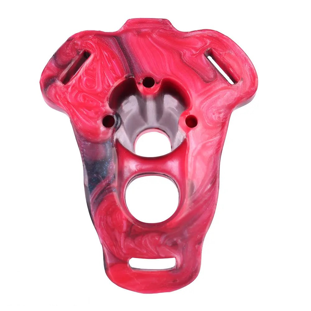 5.07in Hollow Dildo Keel Vibration Strapon Remote Cock Sleeve With Cock Ring