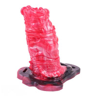 5.07in Hollow Dildo Keel Vibration Strapon Remote Cock Sleeve With Cock Ring
