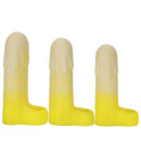 5.11in 5.31in 5.51in Banana Fantasy Hollow Dildo Sleeve Liquid Silicone Cock