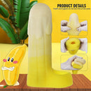 5.11in 5.31in 5.51in Banana Fantasy Hollow Dildo Sleeve Liquid Silicone Cock