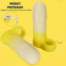 5.11in 5.31in 5.51in Banana Fantasy Hollow Dildo Sleeve Liquid Silicone Cock