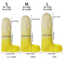5.11in 5.31in 5.51in Banana Fantasy Hollow Dildo Sleeve Liquid Silicone Cock