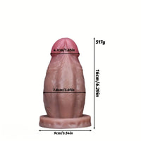 5.11in 5.47in 6.29in 7.16in 7.99in 8.81in Thick Lifelike Soft Dildo For Women