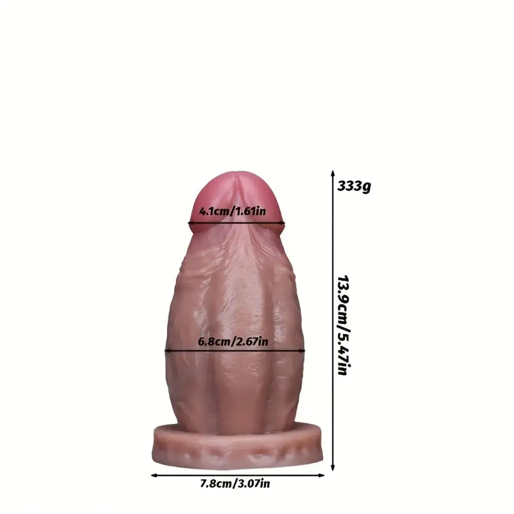 5.11in 5.47in 6.29in 7.16in 7.99in 8.81in Thick Lifelike Soft Dildo For Women