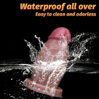 5.11in 5.47in 6.29in 7.16in 7.99in 8.81in Thick Lifelike Soft Dildo For Women