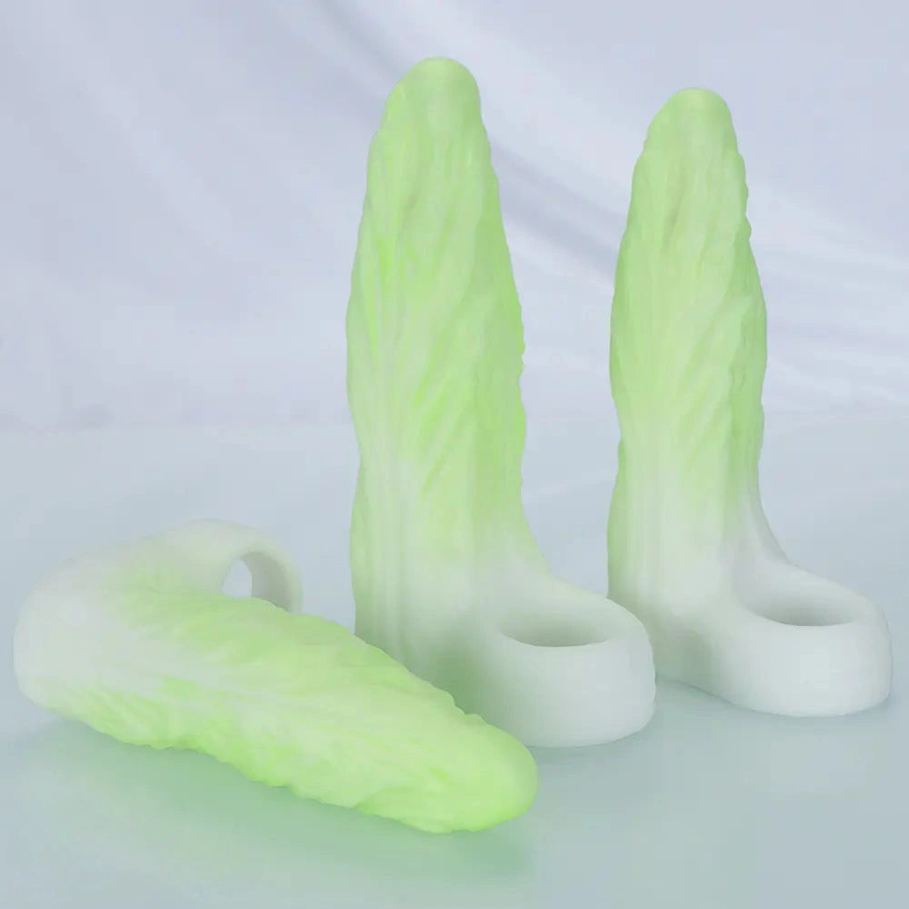 5.11in 5.51in 5.9in Thick Vegetable Cock Hollow Sleeve Cabbage Penis Condom