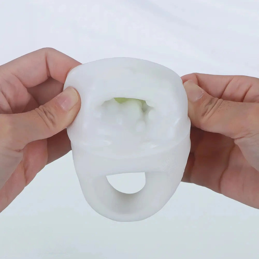5.11in 5.51in 5.9in Thick Vegetable Cock Hollow Sleeve Cabbage Penis Condom