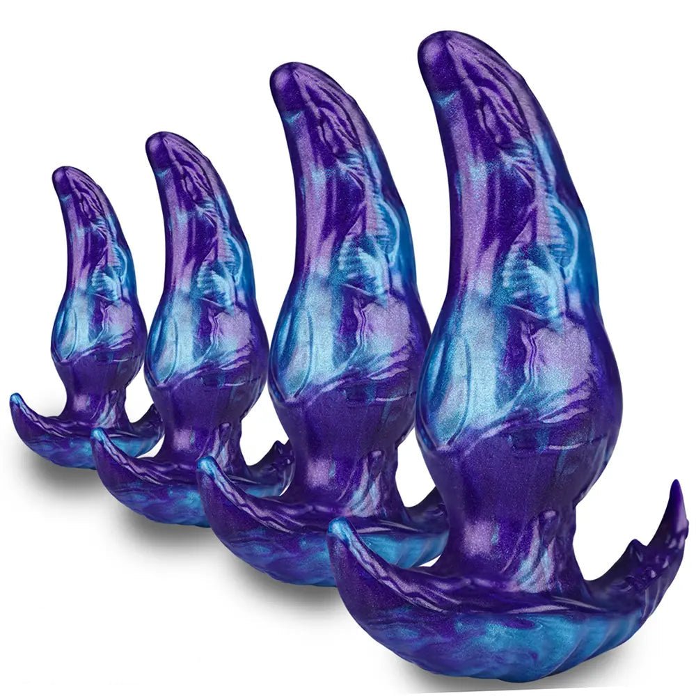5.11in 6.29in 7.48in 8.66in Monster Fantasy Silicone Dildo For Starter Use