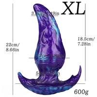 5.11in 6.29in 7.48in 8.66in Monster Fantasy Silicone Dildo For Starter Use
